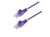 StarTech.com 5m Purple Slim CAT6 Ethernet Cable, Snagless, 28AWG, LSZH CAT 5/5e/6 Ikke afskærmet parsnoet (UTP) 5m Patchkabel Purple