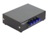 DeLock Audio / Video 4 port manual bidirectional Video-/audioswitch Komponent video/audio