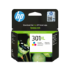 HP 301XL High Yield Tri-color Original Cyan, Magenta, Gul
