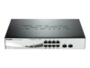D-Link Web Smart DGS-1210-08P Switch 8-porte Gigabit PoE