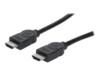 Manhattan HDMI han -> HDMI han 10 m Sort