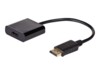 Akyga Videoadapter DisplayPort / HDMI 15cm Sort