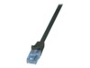 LogiLink Home EconLine CAT 6a Ikke afskærmet parsnoet (UTP) 2m Patchkabel Sort