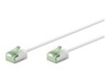 goobay CAT 8.1 U/FTP, PiMF 25cm Patchkabel Hvid