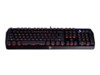 Tt eSPORTS Challenger Edge Tastatur Membran 8 farver Kabling Tysk