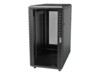 StarTech.com 32U 19' Server Rack Cabinet, Adjustable Depth 6-32', Lockable 4-Post Network/Data/AV Equipment Rack Enclosure Glass Door & Casters, Flat Pack, 1763lb/800kg Capacity - Free Standing Server Rack (RK3236BKF) Rack Sort