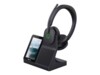 Yealink Workstation WH68 Kabel & trådløs Høretelefoner Sort
