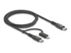 Delock USB Type-C kabel 1m Sort