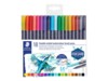 STAEDTLER 3001 Børstepen med dobbeltspids Assorteret