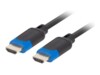 Lanberg HDMI-kabel med Ethernet 3m Sort