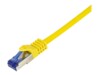 LogiLink Professional Ultraflex CAT 7 (kabel)/CAT 6a (stikforbindelser) S/FTP 1.5m Patchkabel Yellow RAL 1018
