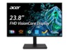 Acer Vero B247Y Gbmiprzx 24' IPS 1920 x 1080 (Full HD) VGA (HD-15) HDMI DisplayPort 75Hz