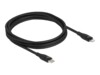 Delock Lightning-kabel 2m Sort