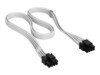 CORSAIR Strøm 8 pin EPS12 V (male) - Strøm 8 pin EPS12 V (male) Hvid Strømkabel