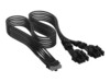 CORSAIR 16-pin PCI Express-strøm (male) - 8 pin PCI Express-strøm (male) Sort Strømkabel