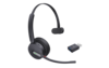 Yealink WH64 Hybrid Mono Trådløs Høretelefoner Sort