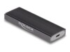 DeLOCK Ekstern Lagringspakning USB-C 3.1 (Gen 2) M.2 Card (PCIe NVMe & SATA) / SATA SSD