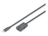DIGITUS USB 3.0/ USB 3.1 USB forlængerkabel 5m Sort