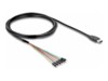 Delock USB 2.0 USB / serielkabel Sort