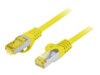 Lanberg CAT 6a S/FTP 50cm Patchkabel Gul RAL 1016