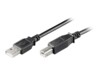 goobay USB-kabel 3m Sort