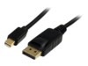 StarTech.com 1m Mini DisplayPort to DisplayPort 1.2 Cable DisplayPort 4k DisplayPort kabel 1m Sort