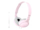 Sony MDR ZX110AP Kabling Hovedtelefoner Pink