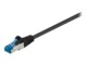 goobay CAT 6a SFTP, PiMF 15m Netværkskabel Sort