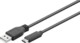 Goobay 55466 USB-C to USB-A 1m Sort