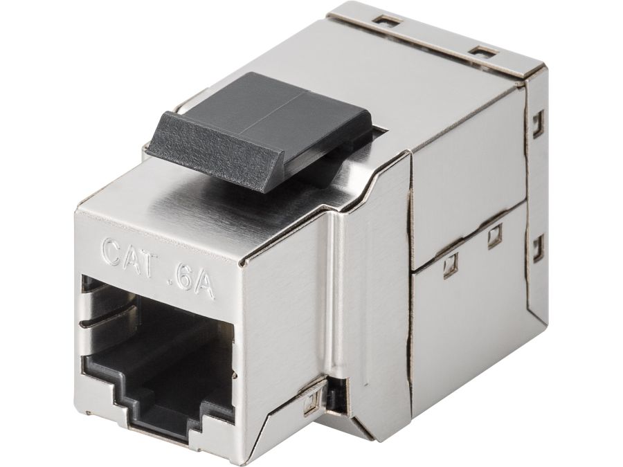 Goobay RJ45 CAT6a KeyStone samlestykke skærmet