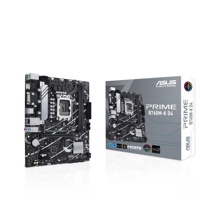ASUS PRIME B760M-K D4 Micro-ATX LGA1700  Intel B760