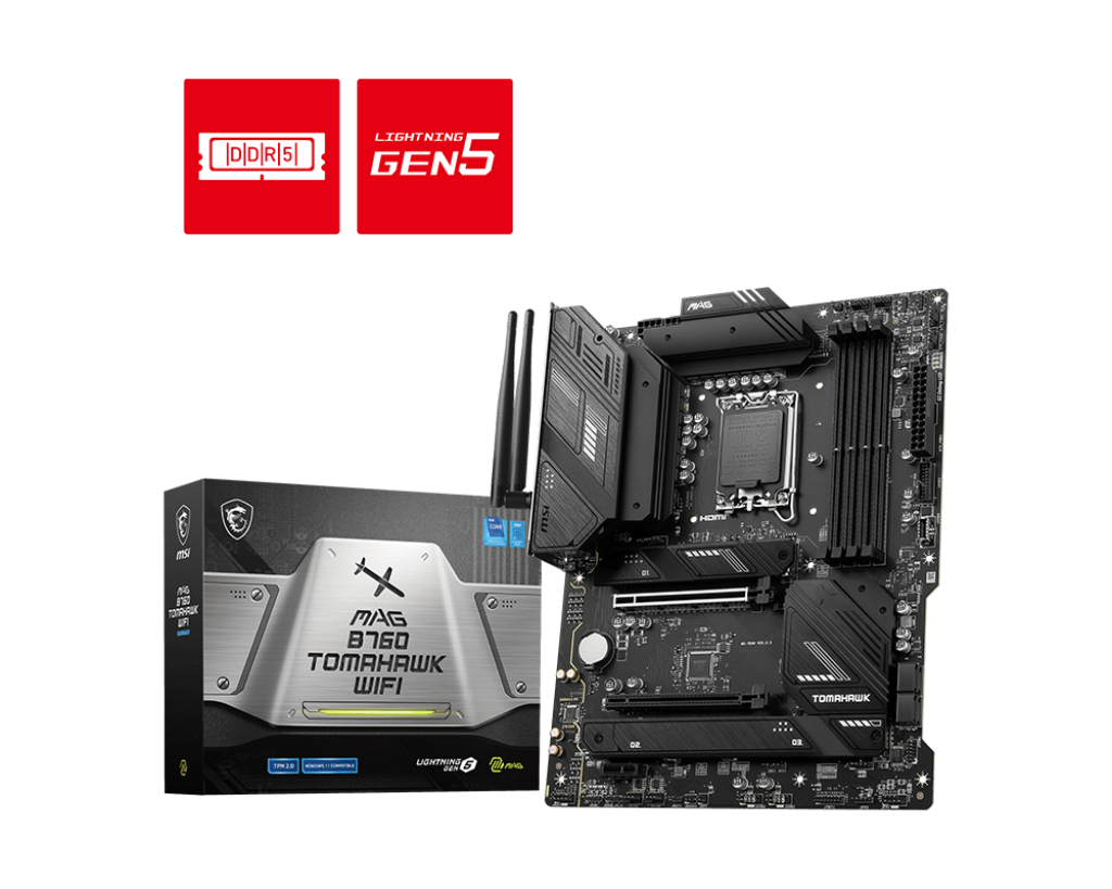 MSI MAG B760 TOMAHAWK WIFI ATX LGA1700 Intel B760