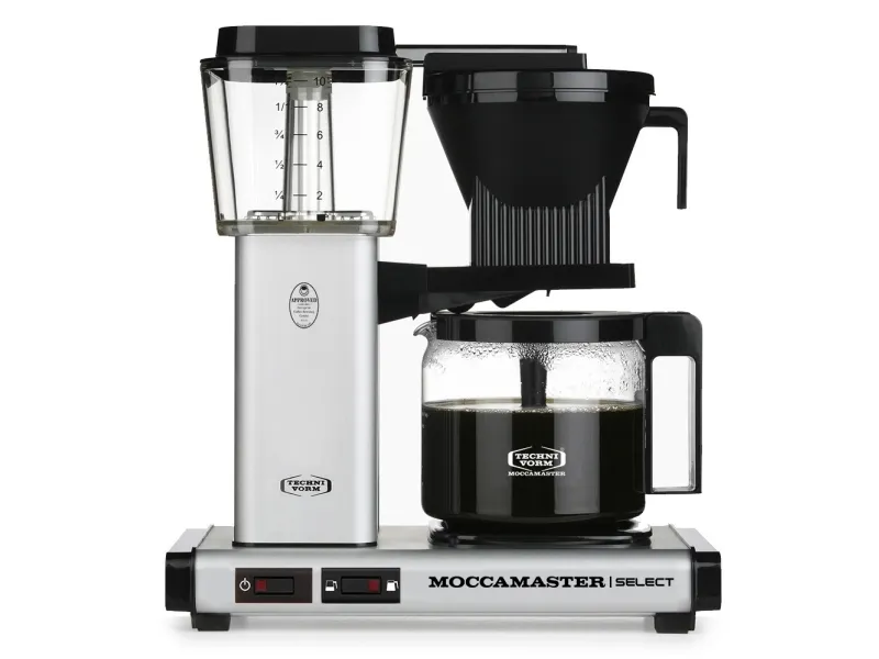 Moccamaster KBG Select Kaffemaskine Matsølv