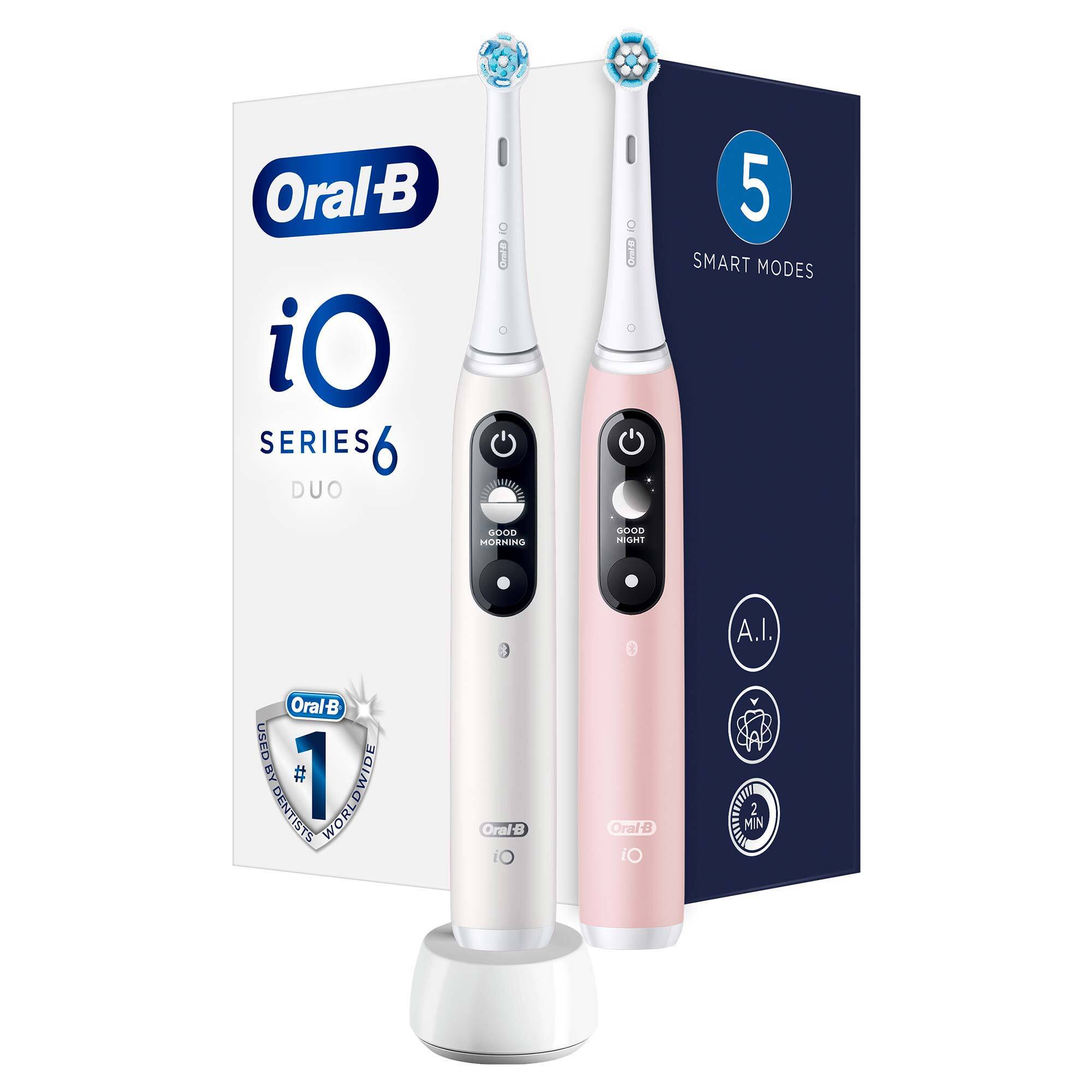 ELECTRIC TOOTHBRUSH IO6 WHITE/PINK