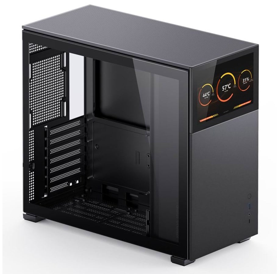 Jonsbo D41 Screen ATX Gehäuse, Tempered Glass