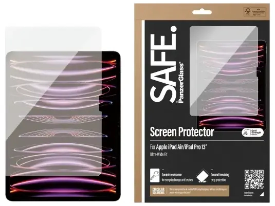 SAFE. by PanzerGlass Skærmbeskytter Apple 13-inch iPad Pro Wi-Fi, Wi-Fi + Cellular