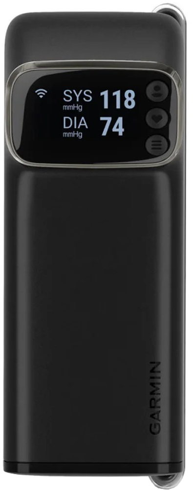 Garmin Index BPM smartes Oberarm-Blutdruckmessgerät schwarz