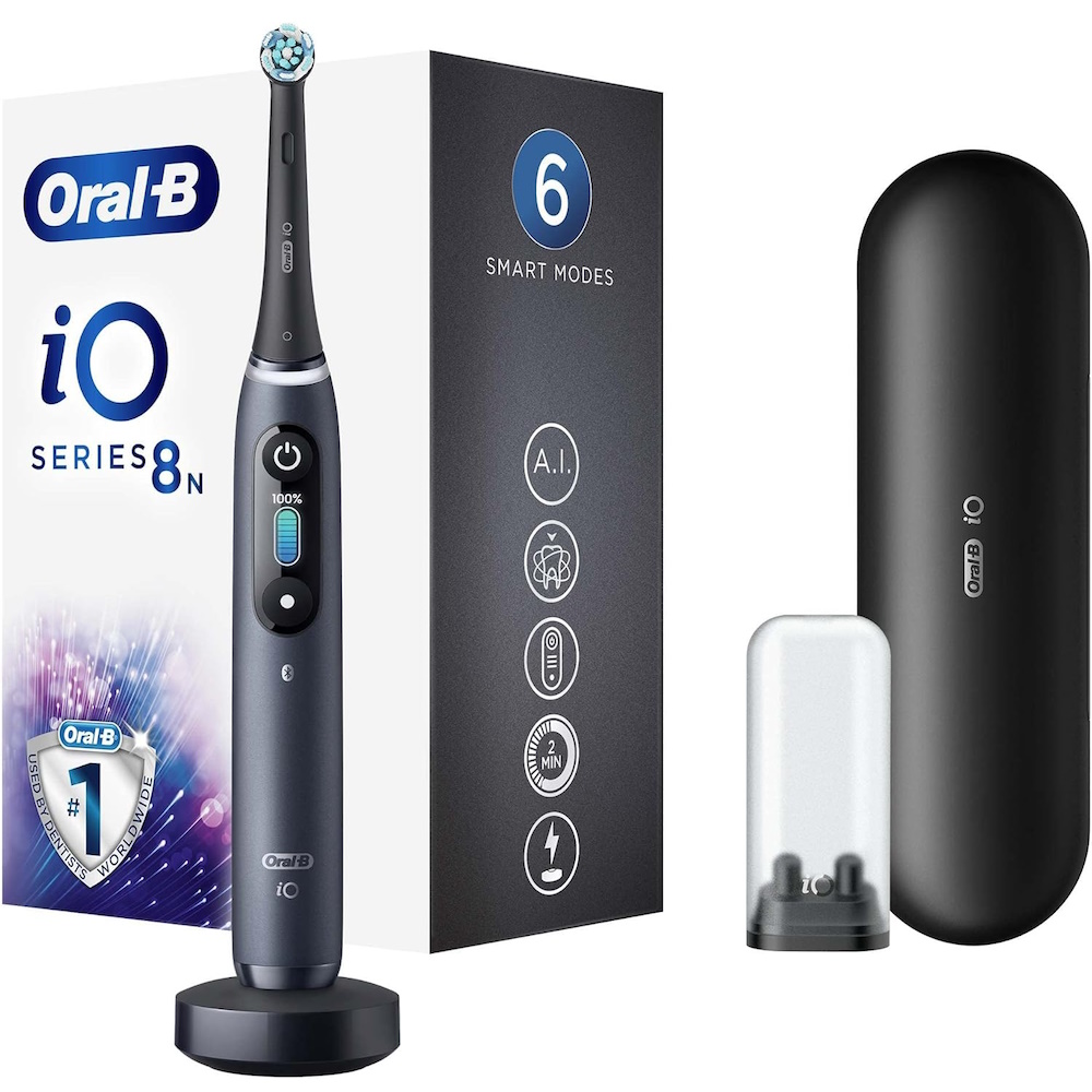 Oral-B iO Series 8 Elektrisk Tandbørste Sort
