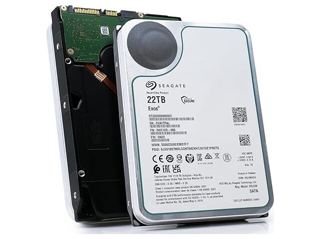 Seagate Exos 22TB 7200RPM SATA 3.5'