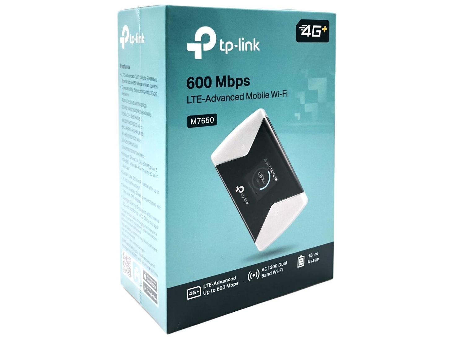 TP-Link M7650 Mobilt hotspot 600Mbps Ekstern