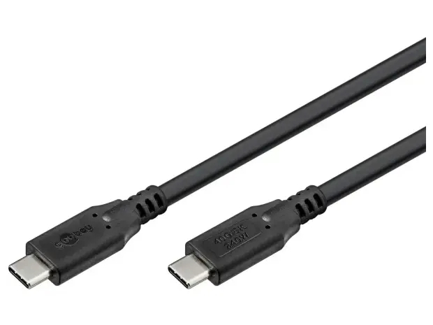 goobay USB Type-C kabel 1m Sort