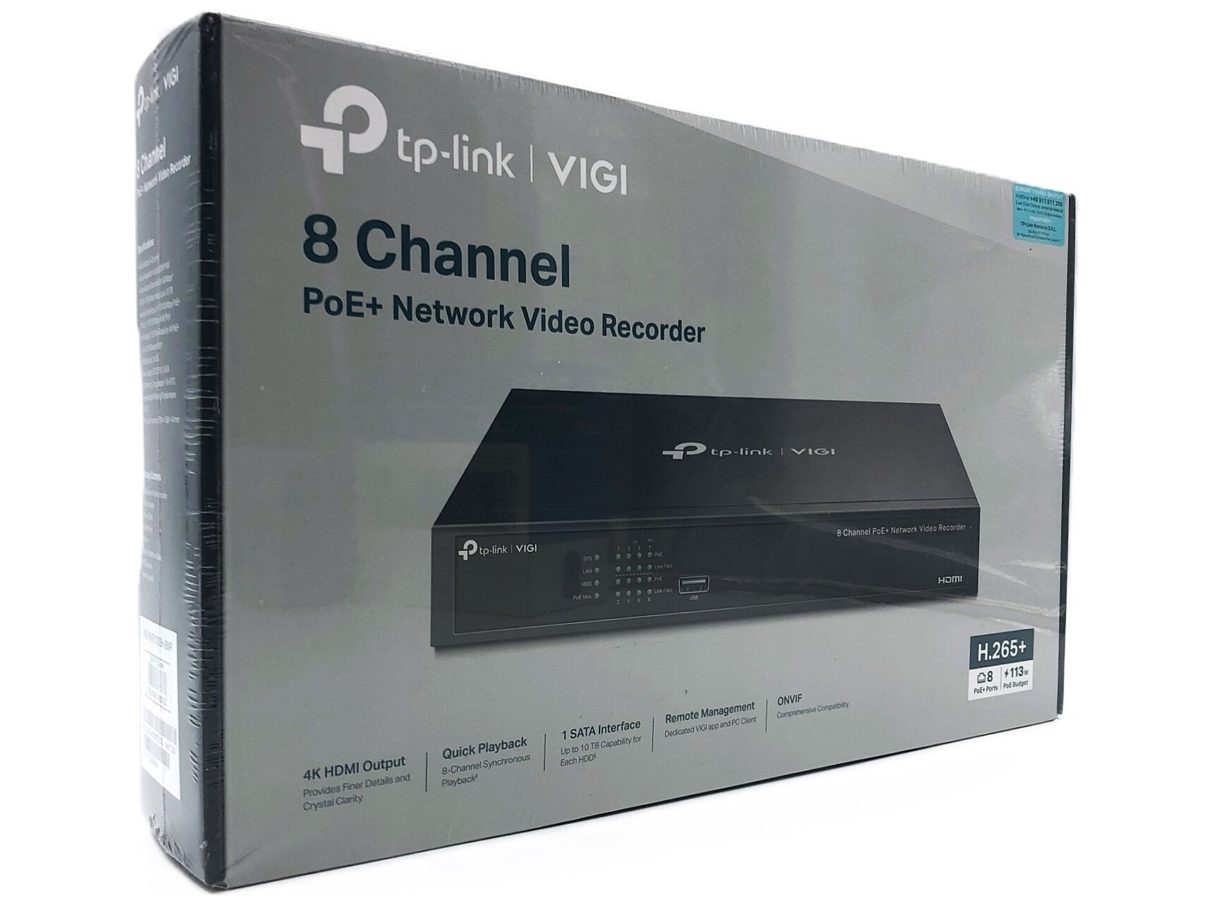 VIGI NVR1008H-8MP V1 Standalone NVR