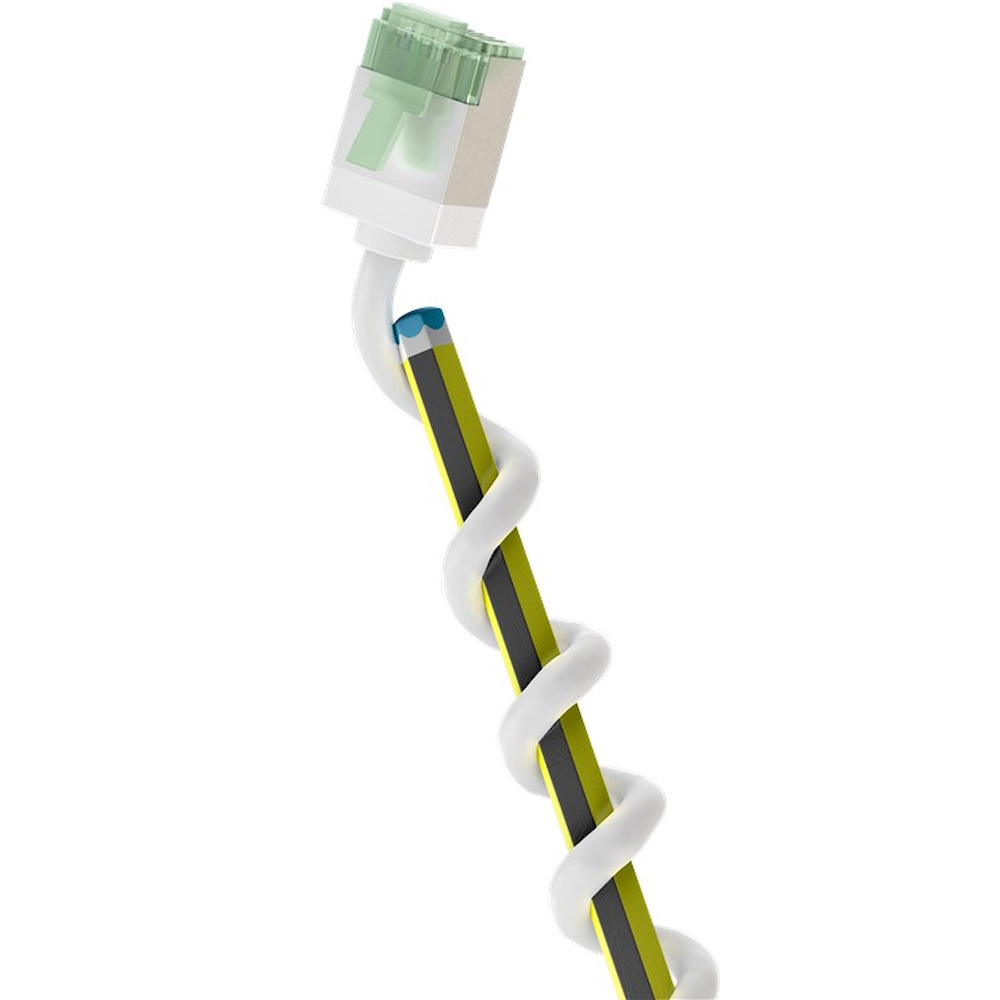 goobay CAT 8.1 U/FTP, PiMF 2m Patchkabel Hvid