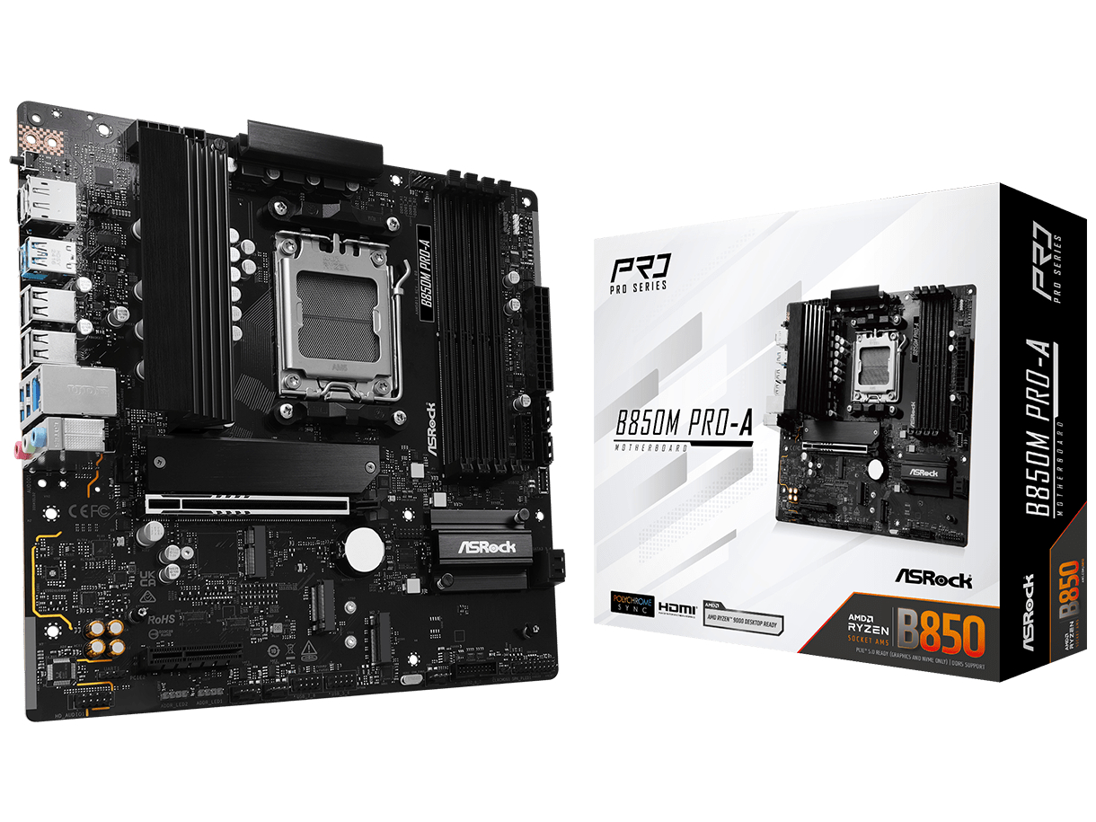 ASRock B850M Pro-A Micro ATX Socket AM5 AMD B850