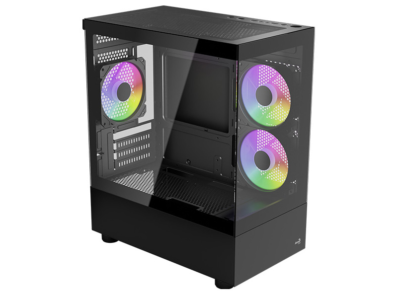 AeroCool Geh Mini Viewport v2 MicroATX/MiniITX ARGB (black)