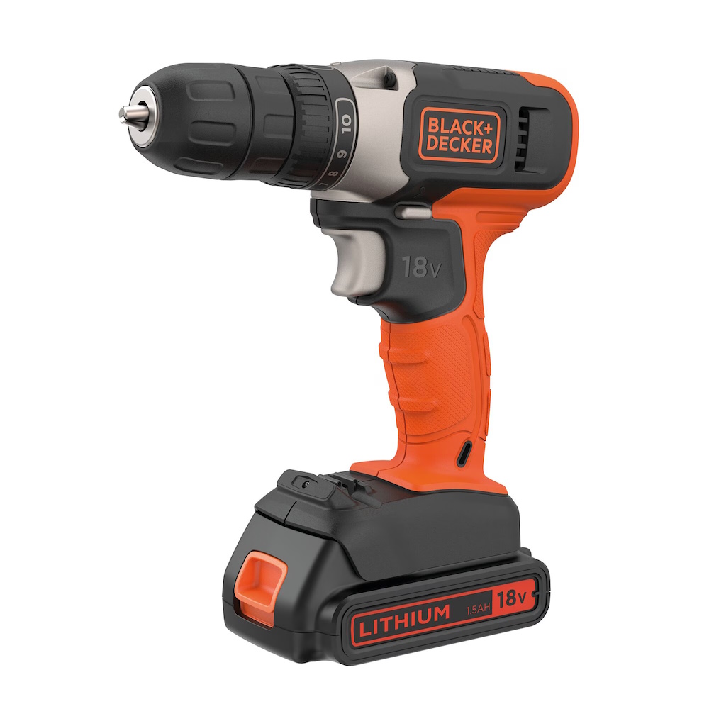 Black & Decker BCD001C1-QW Bore-/skruemaskine 18V Batteri inkluderet