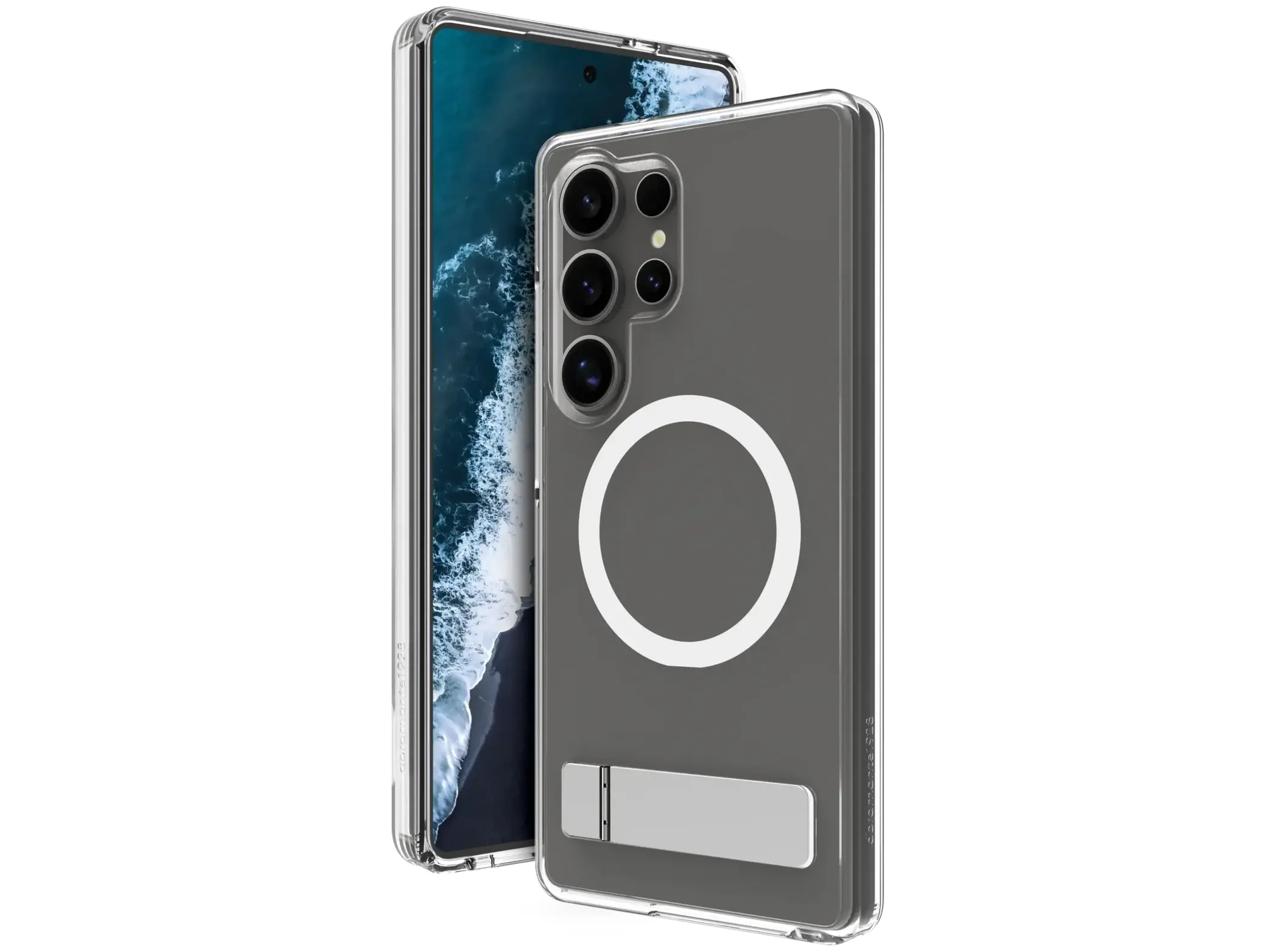 dbramante1928 Iceland Pro Qi2 Kick Beskyttelsescover Transparent Samsung Galaxy S25 Ultra