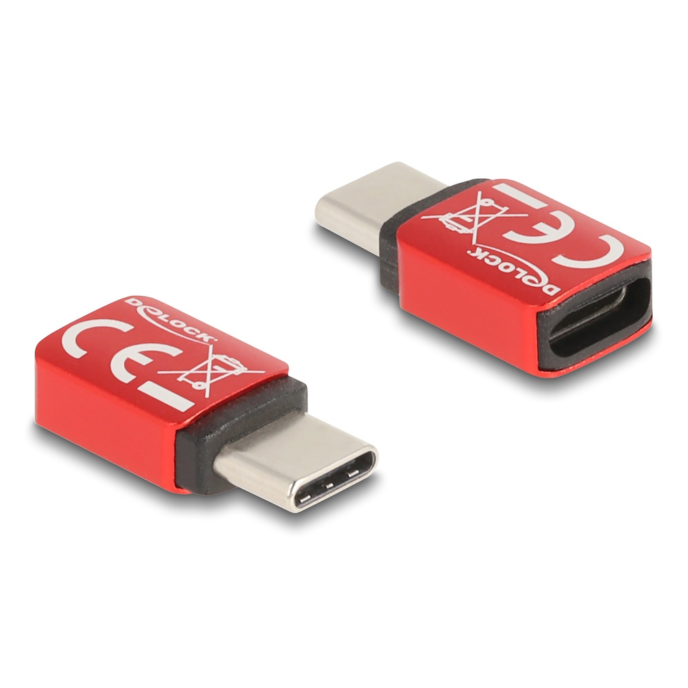 Delock USB-C adapter Rød