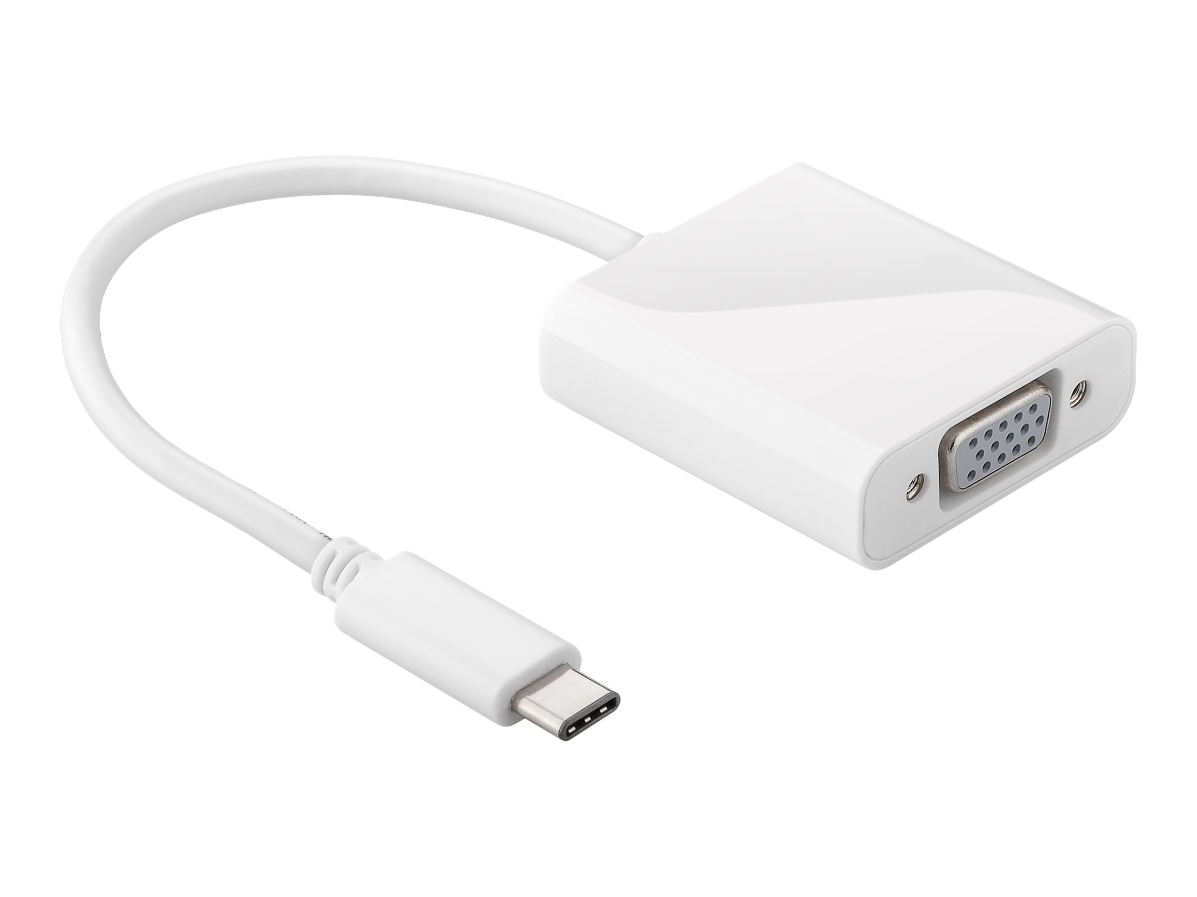Goobay USB 3.1 Adapter til VGA 0.2m hvid