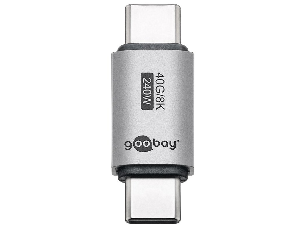 goobay USB4 USB-C adapter Sølv